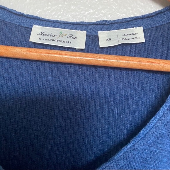 Anthropologie Meadow Rue Navy tee - Picture 5 of 6